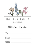 ~ Bagley Pond Perennials Physical Gift Certificate